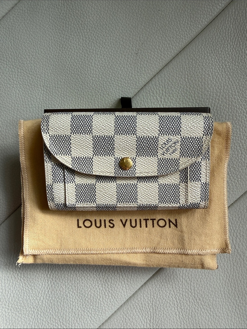 Louis Vuitton M9835 Centure Pochette Solo Damier Azur Waist Belt Bag